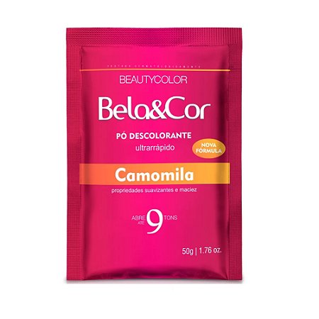 PÓ DESCOLORANTE ULTRARRÁPIDO CAMOMILA 20G BEAUTY COLOR