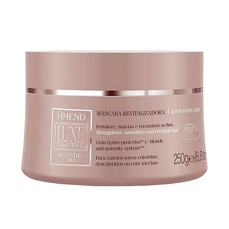 MÁSCARA REVITALIZADORA LUXE CREATIONS BLOND CARE 250G AMEND