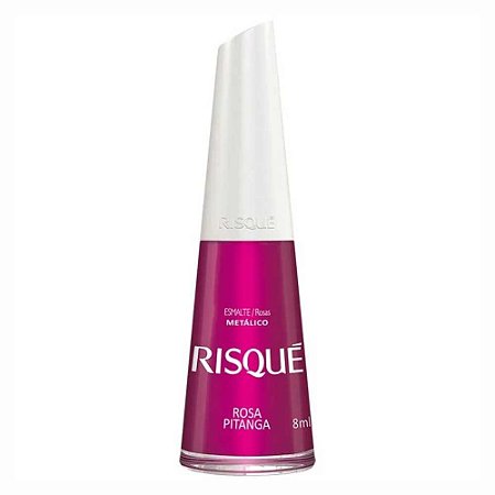 ESMALTE METÁLICO ROSA PITANGA RISQUÉ
