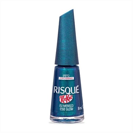 ESMALTE EFEITO KITKAT EU MEREÇO ESSE GLOW RISQUÉ