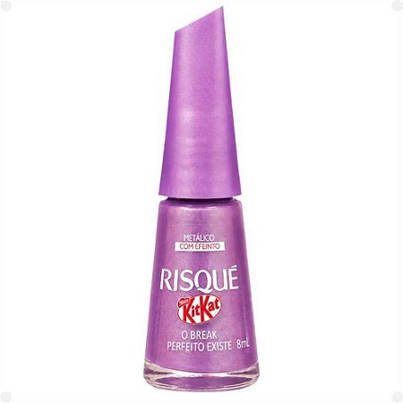 ESMALTE METÁLICO KITKAT O BREAK PERFEITO EXISTE RISQUÉ