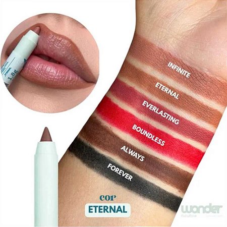 LÁPIS LABIAL WONDER TIMELESS ETERNAL HB-6701-2 RUBY ROSE