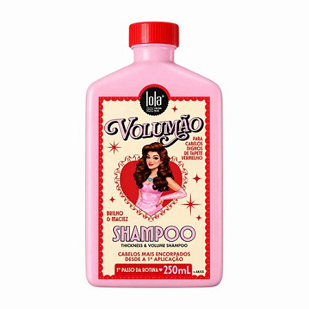 SHAMPOO VOLUMÃO BRILHO E MACIEZ 250ML LOLA