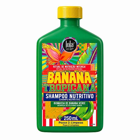 SHAMPOO NUTRITIVO BANANA TROPICANA 250ML LOLA