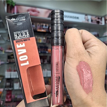 BATOM LÍQUIDO NUDE 24H COR 313 4ML MAX LOVE