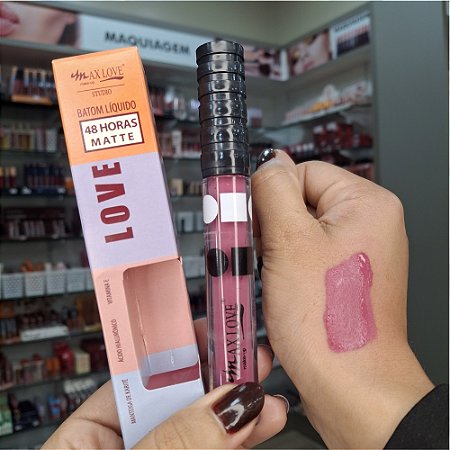 BATOM LÍQUIDO 48H MATTE COR 266  MAX LOVE