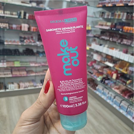 SABONETE DEMAQUILANTE PÓS MAQUIAGEM 100ML 4972 DERMACHEM