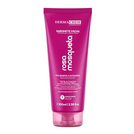 SABONETE ROSA MOSQUETA ÍONS 100ML 8724 DERMACHEM