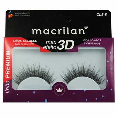 CÍLIOS POSTIÇOS CL5-5 MACRILAN