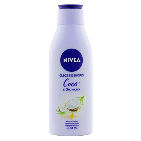 LOÇÃO HIDRATAÇÃO COCO NIVEA 200 ML