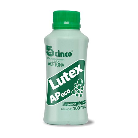 REMOVEDOR ESMALTES LUTEX AP ECO 5CINCO 100ML