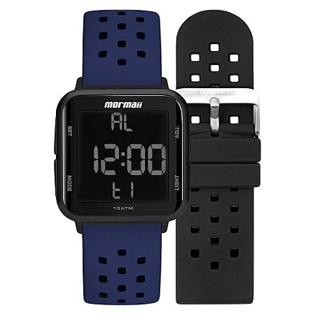 Relógio Mormaii Digital Troca Pulseiras MO6600ANT/8A