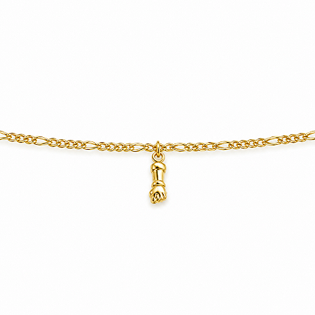 Pulseira Infantil Banhada a Ouro - P312