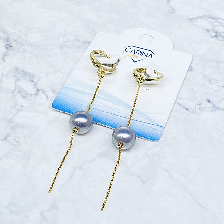 Argola Banhada a Ouro - BR2076