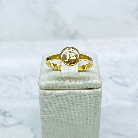 Anel Banhado a Ouro - AN63