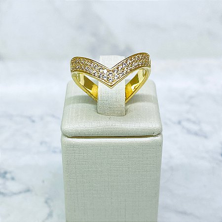 Anel Banhado a Ouro - AN77