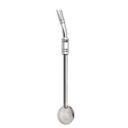 Bomba Mate Aço Inox 23cm c/ Rosca - B8