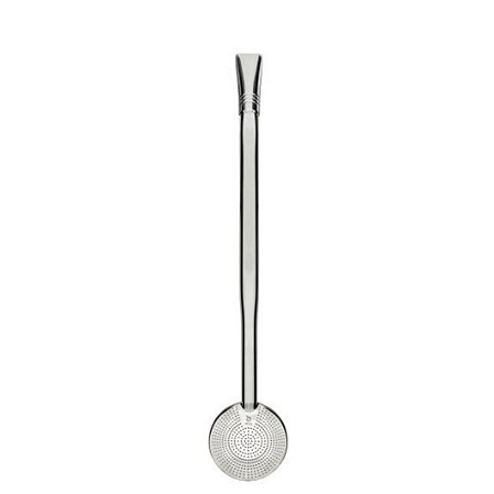 Bomba Mate Aço Inox Mil Furos 21cm c/ Rosca - B26