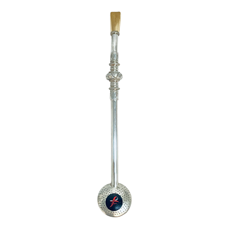 Bomba Mate em Ouro e Prata 24cm - B68