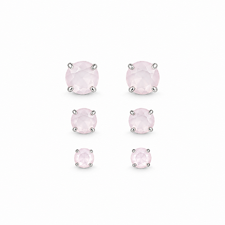 Trio Brincos Prata - BR2991