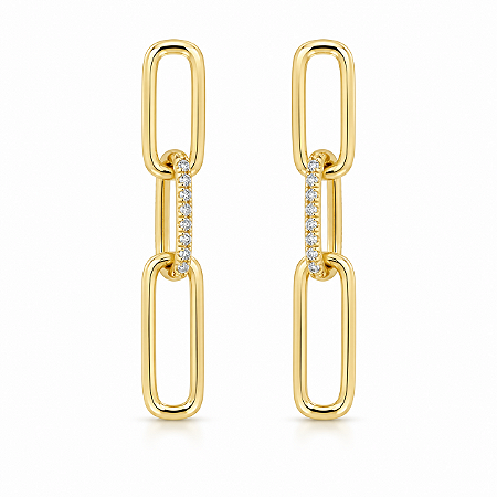 Brinco Banhado a Ouro - BR3042
