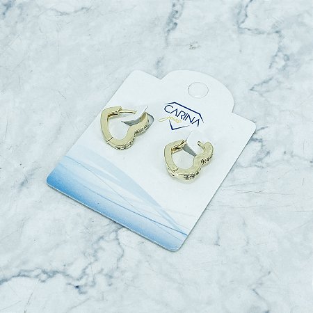Argola Banhada a Ouro - BR3145