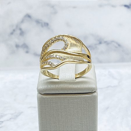 Anel Banhado a Ouro - AN309
