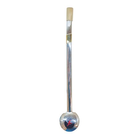 Bomba Mate em Ouro e Prata 24cm - B94