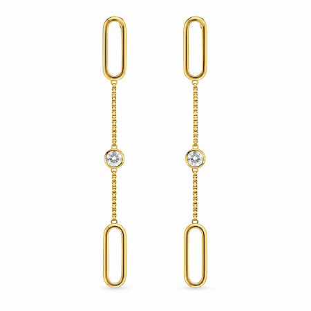 Brinco Banhado a Ouro - BR3199