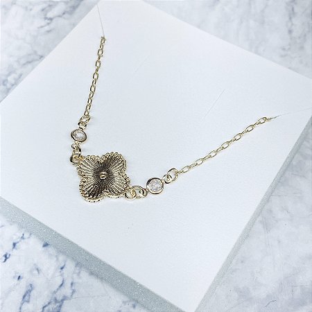 Gargantilha/Choker Banhada a Ouro - GARG1383