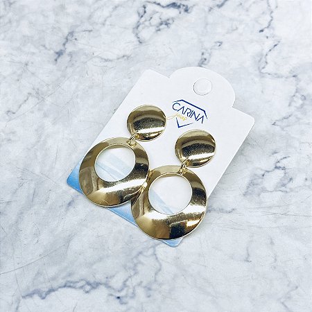 Brinco Banhado a Ouro - BR3729
