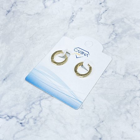 Argola Banhada a Ouro - BR3765