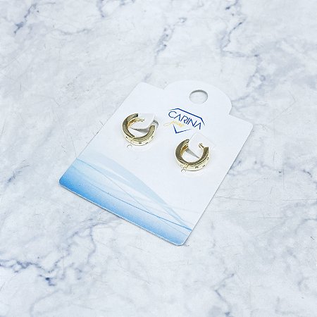 Argola Banhada a Ouro - BR3769