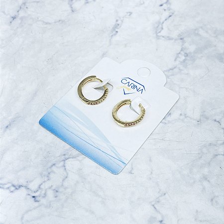 Argola Banhada a Ouro - BR3797