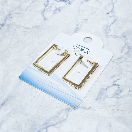 Argola Banhada a Ouro - BR3875