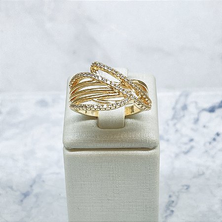 Anel Banhado a Ouro - AN395