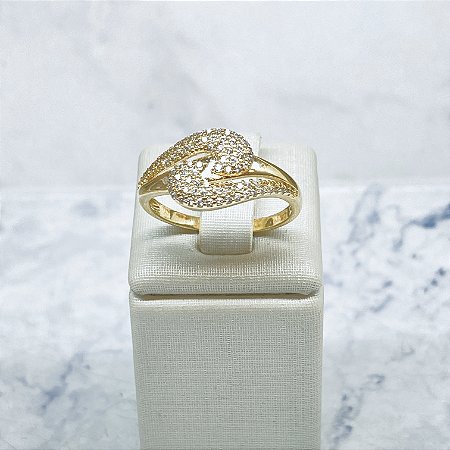 Anel Banhado a Ouro - AN397