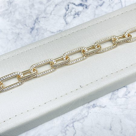 Pulseira Banhada a Ouro - P1111