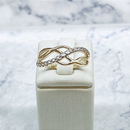 Anel Banhado a Ouro - AN459