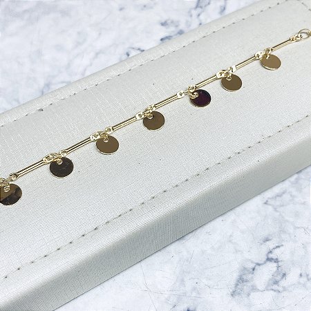 Pulseira Banhada a Ouro - P1136
