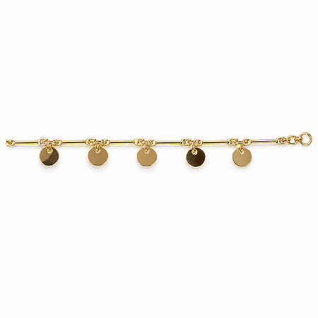 Pulseira Banhada a Ouro - P1136