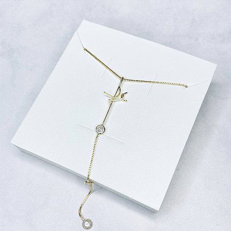 Gargantilha Fé Banhada a Ouro - GARG1718