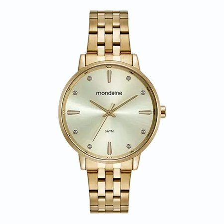 Relógio Mondaine Analógico Kit Colar e Brinco 32598LPMKDE1
