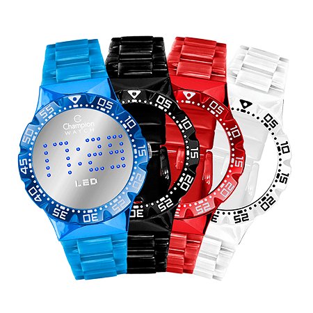 Relógio Champion Watch Troca Pulseiras Digital CP40377A