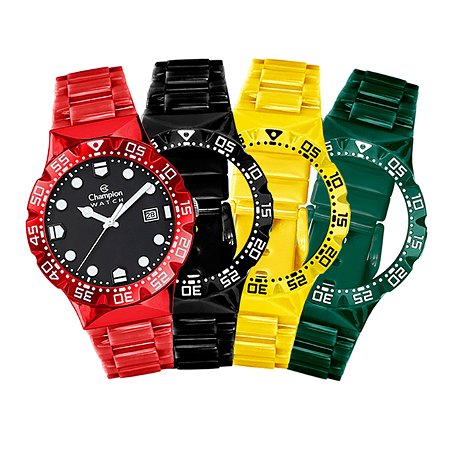 Relógio Champion Watch Troca Pulseiras Analógico CP31001C