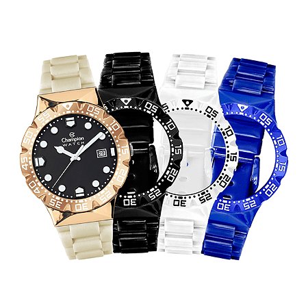 Relógio Champion Watch Troca Pulseiras Analógico CP31001H