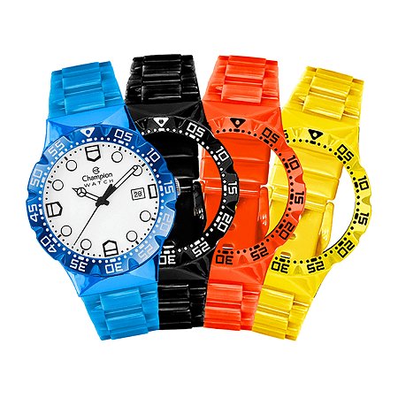 Relógio Champion Watch Troca Pulseiras Analógico CP31001K