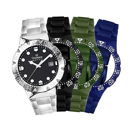Relógio Champion Watch Troca Pulseiras Analógico CP31001U