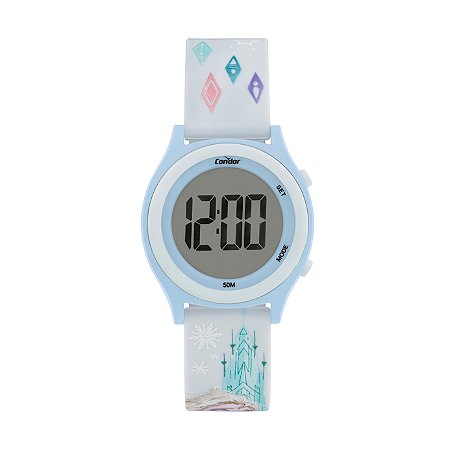 Relógio Condor Infantil Disney Frozen Digital c/ pulseiras COBJ3572AC.K8A