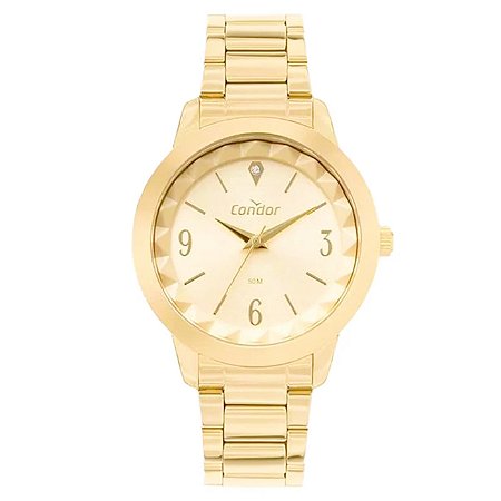 Relógio Condor Analógico Kit Colar e Brinco CO2035NBG.K4D